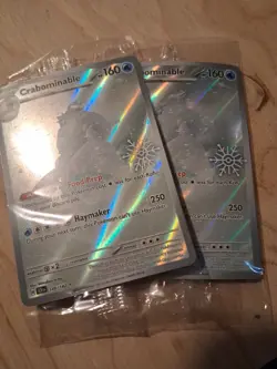 Pokemon TCG Crabominable 149/142 Sv07: Stellar Crown Holo Set Of 2 Sealed - Image 2
