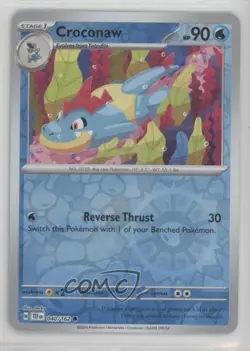 Croconaw Reverse Foil Pokemon SV05: Temporal Forces #040 - Image 1