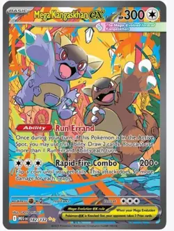 Mega Kangaskhan EX SIR 182/132 Near Mint Mega Evolution English Pokemon TCG - Image 1