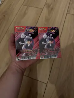 Pokemon Destined Rivals Build And Battle Kit Sealed New x2 - Image 1