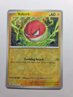 Voltorb 100/165 Sv: Scarlet & Violet 151 Common Reverse Holo NM Pokemon Tcg - Image 1