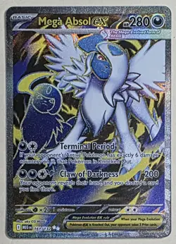 Pokemon TCG Mega Absol ex Full Art Ultra Rare 161/132 Mega Evolution English NM - Image 1