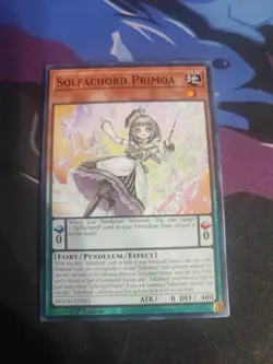 Yugioh! Solfachord Primoa DOOD-EN021 COMMON Doom of Dimensions - Image 1