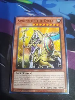Yugioh! Sphinx of the Cycle DOOD-EN028 COMMON Doom of Dimensions - Image 1