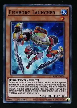 Fishborg Launcher - SDFC-EN024 - Common - 1st Edition - Yugioh - Image 1