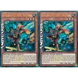 GAGAKU-P.U.N.K. WA GON 2x • Ultra R Emblema • BLMM EN071 • 1Ed • Yugioh! - Image 1