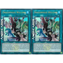 DRAGONMAID WELCOME 2x • Ultra R Emblema SP • BLMM EN066 • 1Ed • Yugioh ANDYCARDS - Image 1