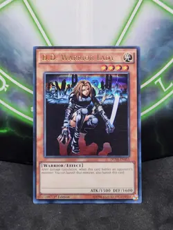 Yugioh D.D Warrior Lady DUSA-EN051 Ultra Rare 1st Edition NM - Image 1
