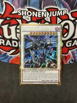 Yugioh Dragocytos Corrupted Nethersoul Dragon PGL2-EN014 Gold Secret Rare 1st NM - Image 1