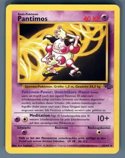 1999 Pokemon Jungle Mr. Mime Pantimos German 22/64 Rare Card - Image 1