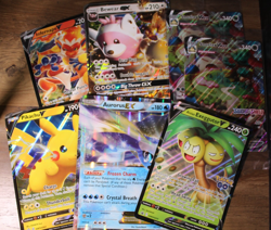 Snorlax Infernape Pikachu V Jumbo Pokemon TCGShining Fates Oversized Card LOT - Image 1