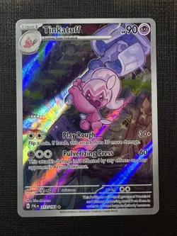 Pokemon TCG Tinkatuff Scarlet & Violet Paldea Evolved Holo Card 217/193 NM Cond. - Image 1