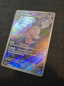 Pokemon TCG Tinkatuff Scarlet & Violet Paldea Evolved Holo Card 217/193 NM Cond. - Image 2