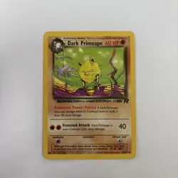 Dark Primeape 43/82 HP Team Rocket English Pokemon Card TCG - Image 1