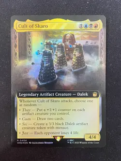 Cult of Skaro (EXTENDED FOIL) Doctor Who MAGIC/MTG - Image 1