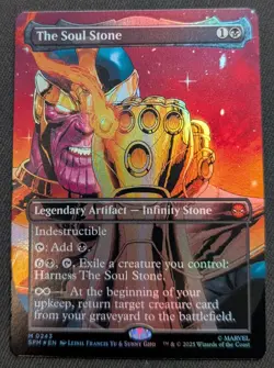 The Soul Stone (borderless) Marvel’s spider Man Foil NM. 0243 - Image 1