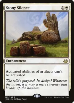Stony Silence- Modern Masters 2017- (Non-Foil)(NM) - Image 1