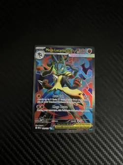 Pokemon TCG Mega Lucario EX 160/132 Ultra Rare Holo NM Mega Evolutions Full Art - Image 1