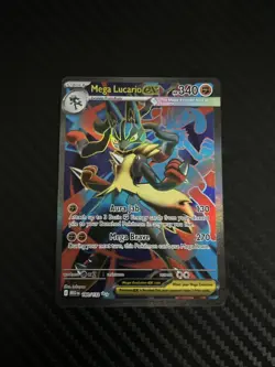 Pokemon TCG Mega Lucario EX 160/132 Ultra Rare Holo NM Mega Evolutions Full Art - Image 4