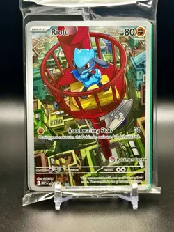 Riolu #010 2025 Pokemon Center Stamped PROMO Mega Evolution SEALED - Image 1