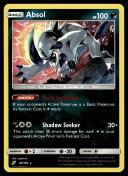 Absol Reverse Holo 88/181 SM - Team Up Pokemon - Image 1