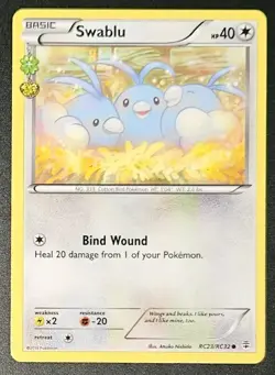Swablu RC23/RC32 2016 Pokemon XY Generations Radiant Collection Common - Image 1