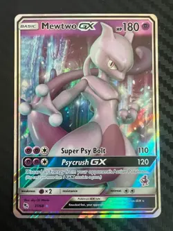 Pokemon TCG Mewtwo GX 31/68 Holo Mewtwo Symbol Battle Academy Stamped VLP - Image 1