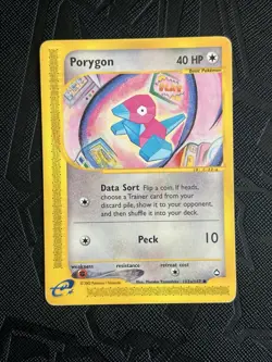 Pokemon TCG Porygon (103a) 103A/147 Aquapolis Non Have Holo - MP - Image 3