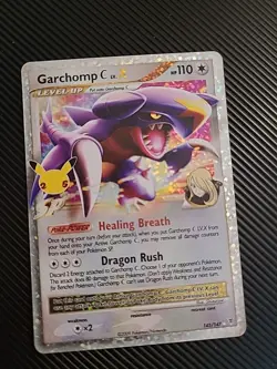 Garchomp C LV.X - Pokemon Celebrations 25th 145/147 - Holo Rare Pokemon NM - Image 1
