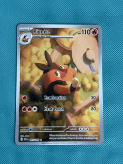 Pokemon TCG - NM Pignite Illustration Rare #97 - White Flare (WHT) PACK FRESH - Image 1