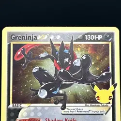 2021 Pokemon TCG 25th Anniversary Celebrations Gold Star Greninja SWSH144 SSP - Image 2