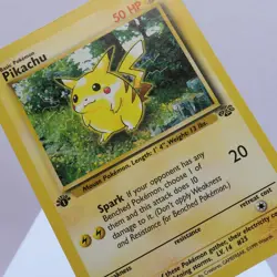 Pokemon TCG - Pikachu 60/64 Jungle Common 1st Edition WOTC 1999 - EXC - Image 1