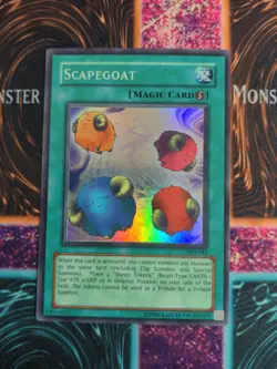 Yu-Gi-Oh! Scapegoat SDJ-041 Unlimited Super Rare NM - Image 1
