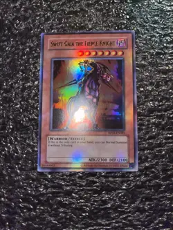 Yugioh! Swift Gaia the Fierce Knight RP02-EN085 Ultra Rare 2025 Reprint NM - Image 1