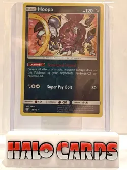 PACK FRESH Pokemon TCG Hoopa S&M Shining Legends 55/73 Holo Rare Card G - Image 1