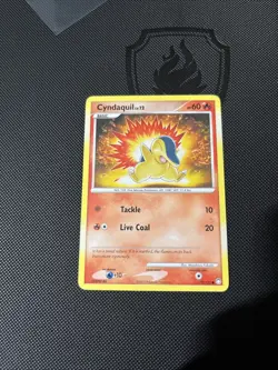 Pokemon TCG Cyndaquil Mysterious Treasures Diamond & Pearl 79/123 Common Card - Image 1