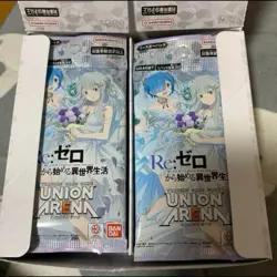 Union Arena Re:Zero TCG Booster Box Unopened No Seal Bandai Trading Card Japan - Image 2