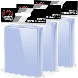 300 Counts Card Sleeves for Trading Cards, Soft Clear Baseball - Image 1