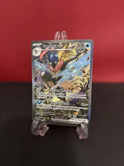 Greninja ex 132 Sv: Scarlet & Violet Promo Card Holo Pokemon BLACK STAR PROMO - Image 1