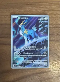 Cobalion Illustration Rare 144/086 Black Bolt - Pokemon Holofoil Rare Card - Image 3