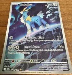 Cobalion Illustration Rare 144/086 Black Bolt - Pokemon Holofoil Rare Card - Image 4