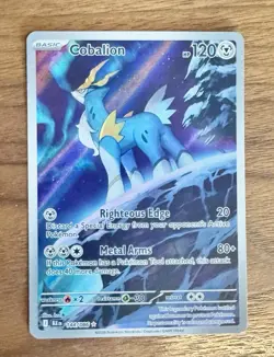 Cobalion Illustration Rare 144/086 Black Bolt - Pokemon Holofoil Rare Card - Image 5