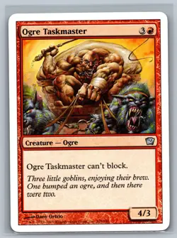 Magic The Gathering 9th Edition Ogre Taskmaster #205/350 MTG TCG CCG Ninth - Image 1