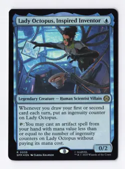 Lady Octopus, Inspired Inventor (Foil) 0035 (R) MTG Marvel's Spider-Man (SPM) - Image 1
