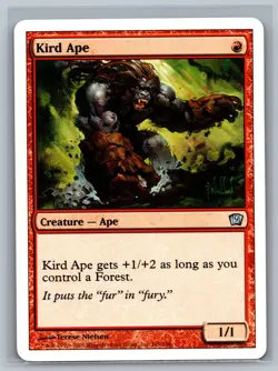 Magic The Gathering 9th Edition Kird Ape #199/350 MTG TCG CCG Ninth - Image 1