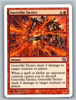 Magic The Gathering 9th Edition Guerrilla Tactics #196/350 MTG TCG CCG Ninth - Image 1
