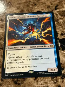 SPIDER-WOMAN, STUNNING SAVIOR Magic MTG Spiderman - Image 1
