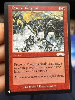 Price Of Progress • The List • Mystery Booster 2 • Pack Fresh • MTG (2200) - Image 1