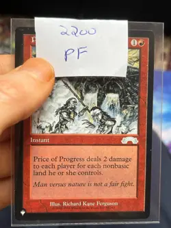 Price Of Progress • The List • Mystery Booster 2 • Pack Fresh • MTG (2200) - Image 3