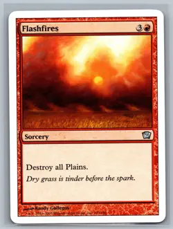 Magic The Gathering 9th Edition Flashfires #183/350 MTG TCG CCG Ninth - Image 1